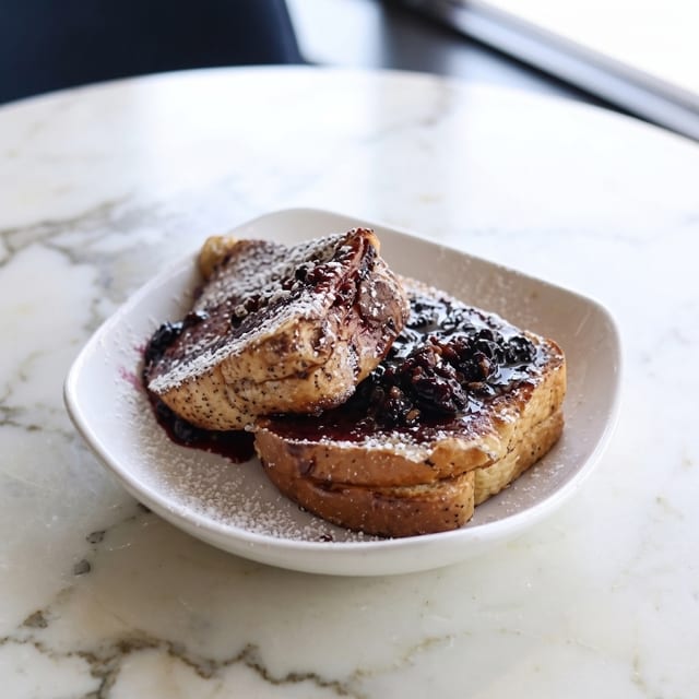Ricotta Stuffed French Toast.