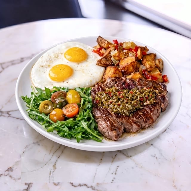 Steak & Eggs.